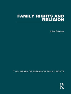 cover image of Family Rights and Religion